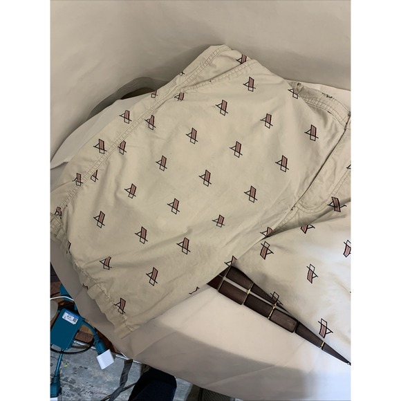 Denim Supply Ralph Lauren Shorts Men 30 Green Woodland Camo Chino Logo 10081 - Picture 2 of 7